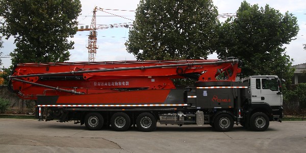 科尼樂(lè)70米混凝土泵車以下5點(diǎn)施工優(yōu)勢(shì)，工地打灰離不開(kāi)