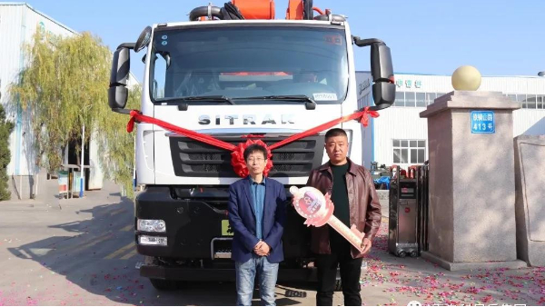 再下一“城”！科尼樂(lè)67米泵車刷新膠州市場(chǎng)新標(biāo)桿！