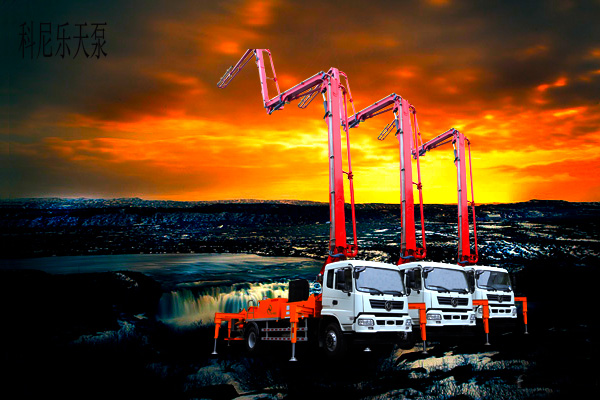 小型混凝土泵車，天泵，小型泵車