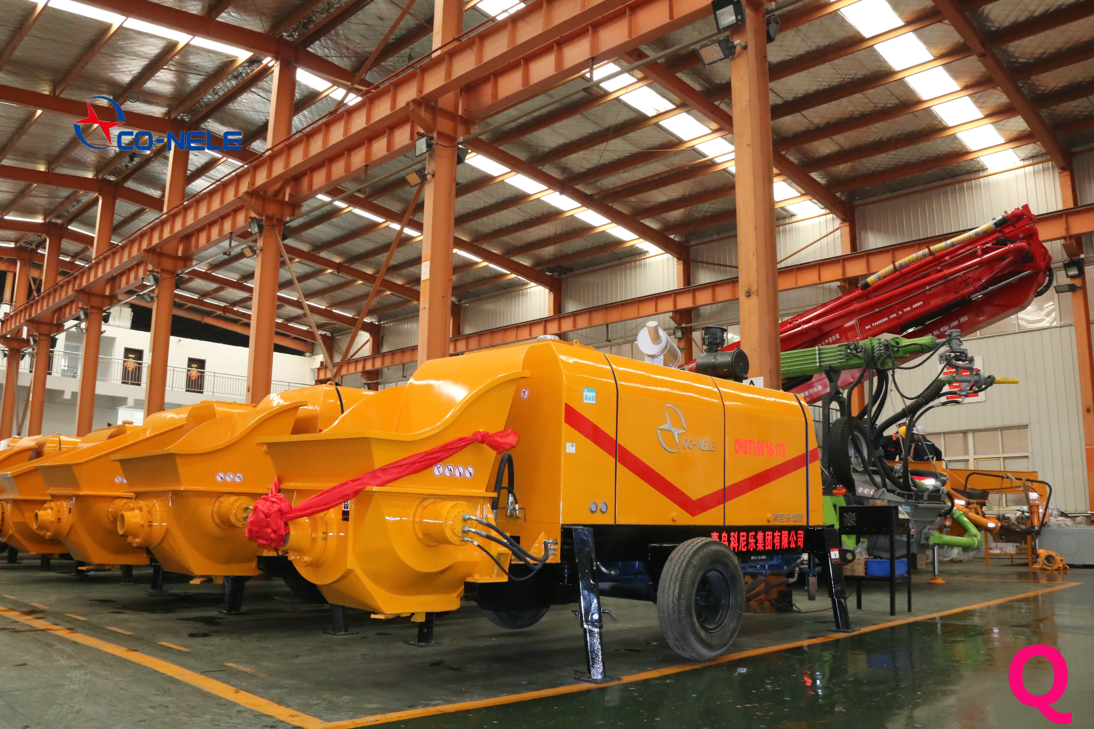 混凝土泵在城鎮(zhèn)化建設(shè)中的作用，科尼樂混凝土泵